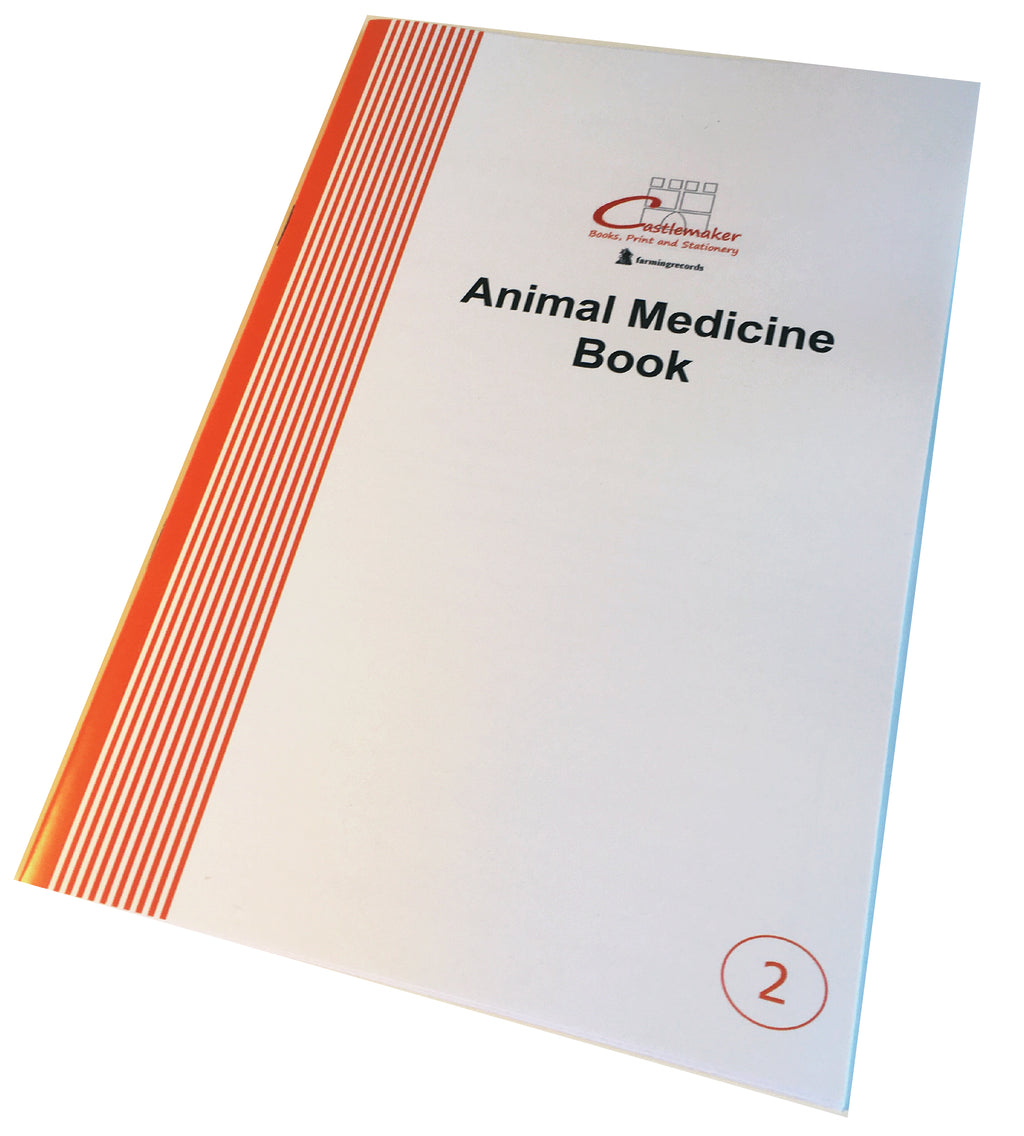Animal Medicine Combined Record Book – A5, 32 Pages (M002)