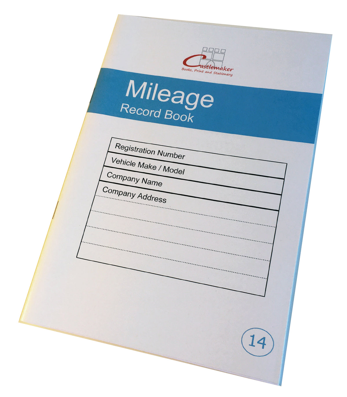 A5 Mileage & Fuel Record Book, 20 Pages – M014