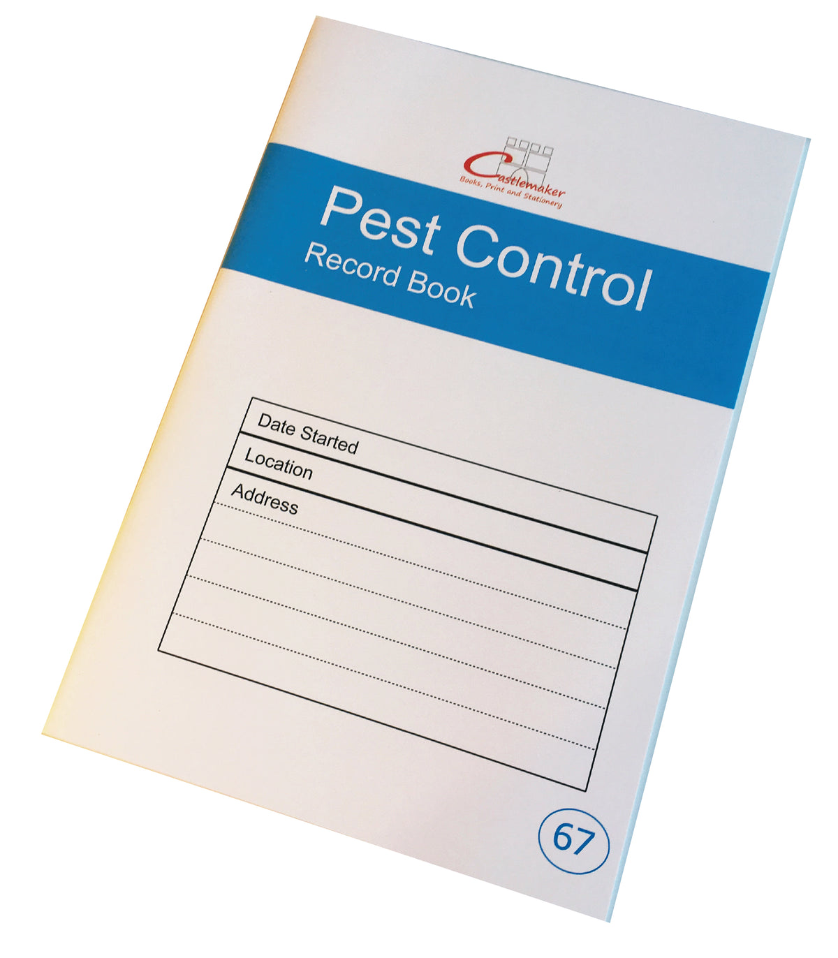 PEST CONTROL RECORD BOOK (A5/32 Pages) P067 (Bait Station Log)