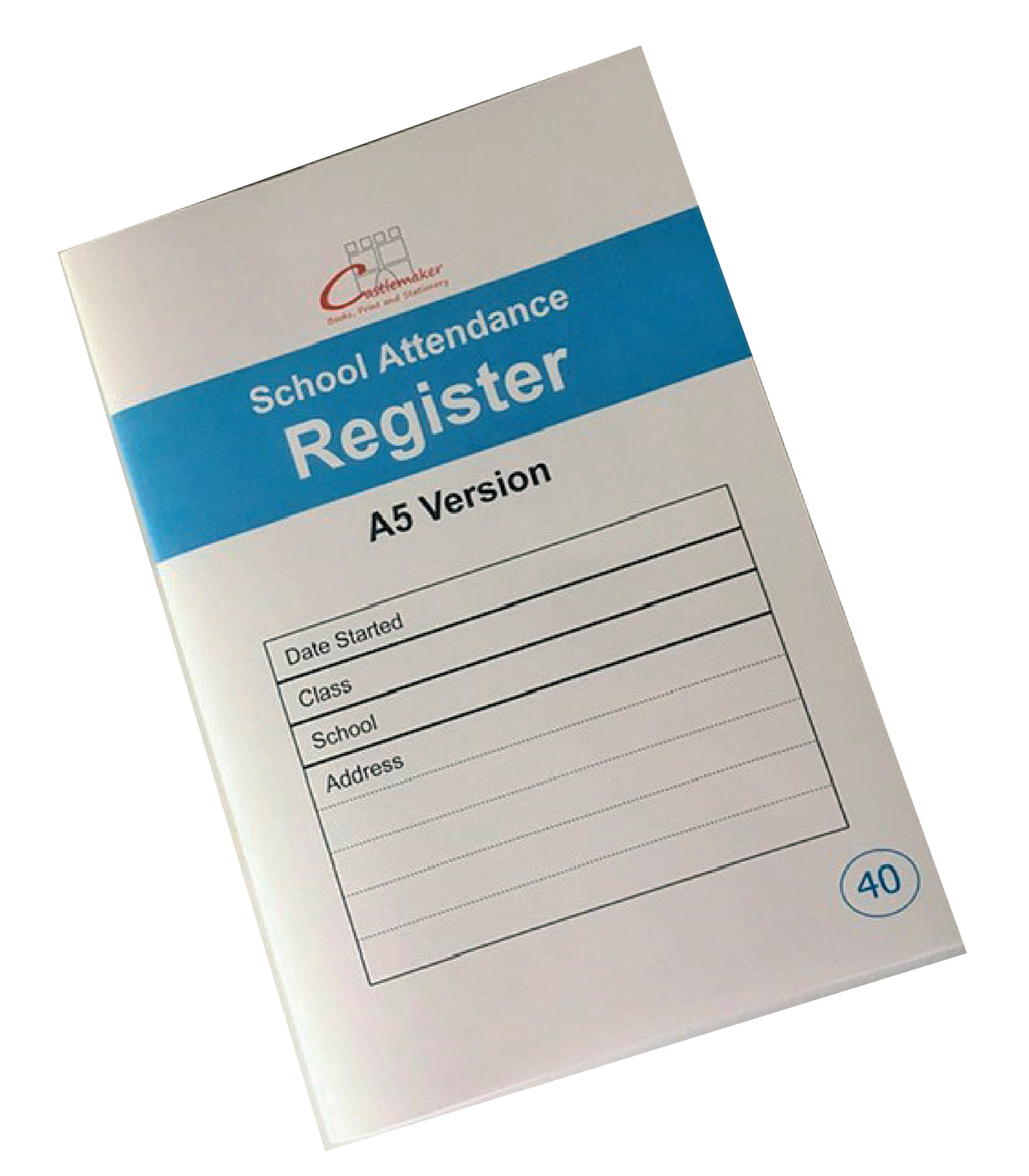 SCHOOL ATTENDANCE REGISTER (A5/28 Pages) S040 (Class Pupil Absence Record)