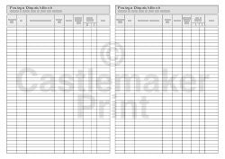 Postage & Courier Record Book – A4, 32 Pages | P011