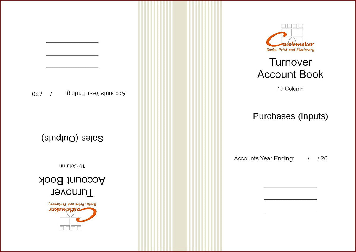 Turnover Account Book – A4 Sales & Purchases Ledger (T008)