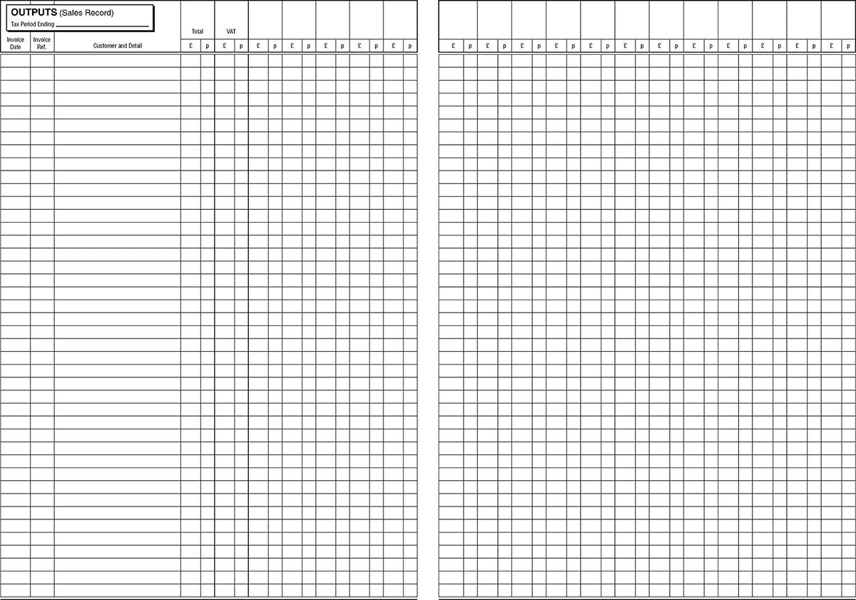 Turnover Account Book – A4 Sales & Purchases Ledger (T008)