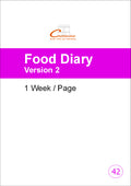 FOOD DIARY (A4/32 Pages) F042 (Meal Record Book - 1 Week/Page)