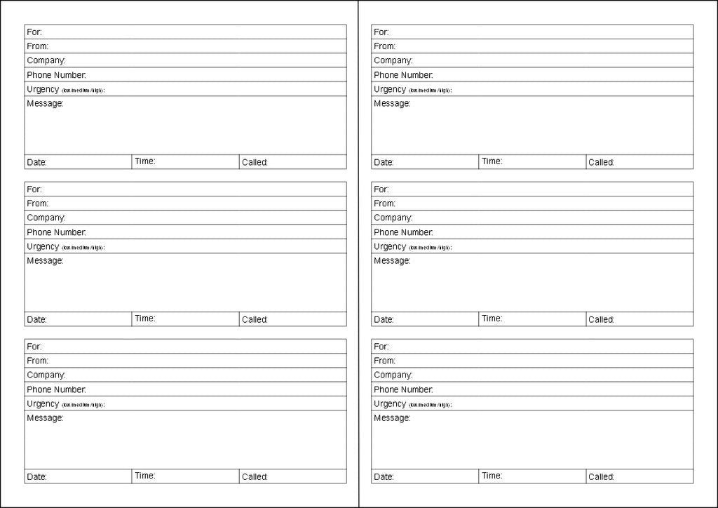 PHONE CALL LOG BOOK (A5/20 Pages) P157 (Telephone Message Record)