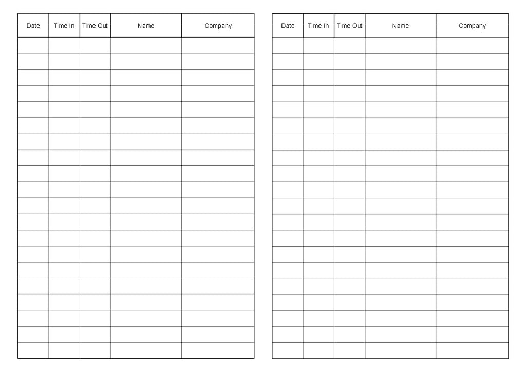 VISITOR BOOK (A5/20 Pages) V099 (Signing In Reception Security Log)