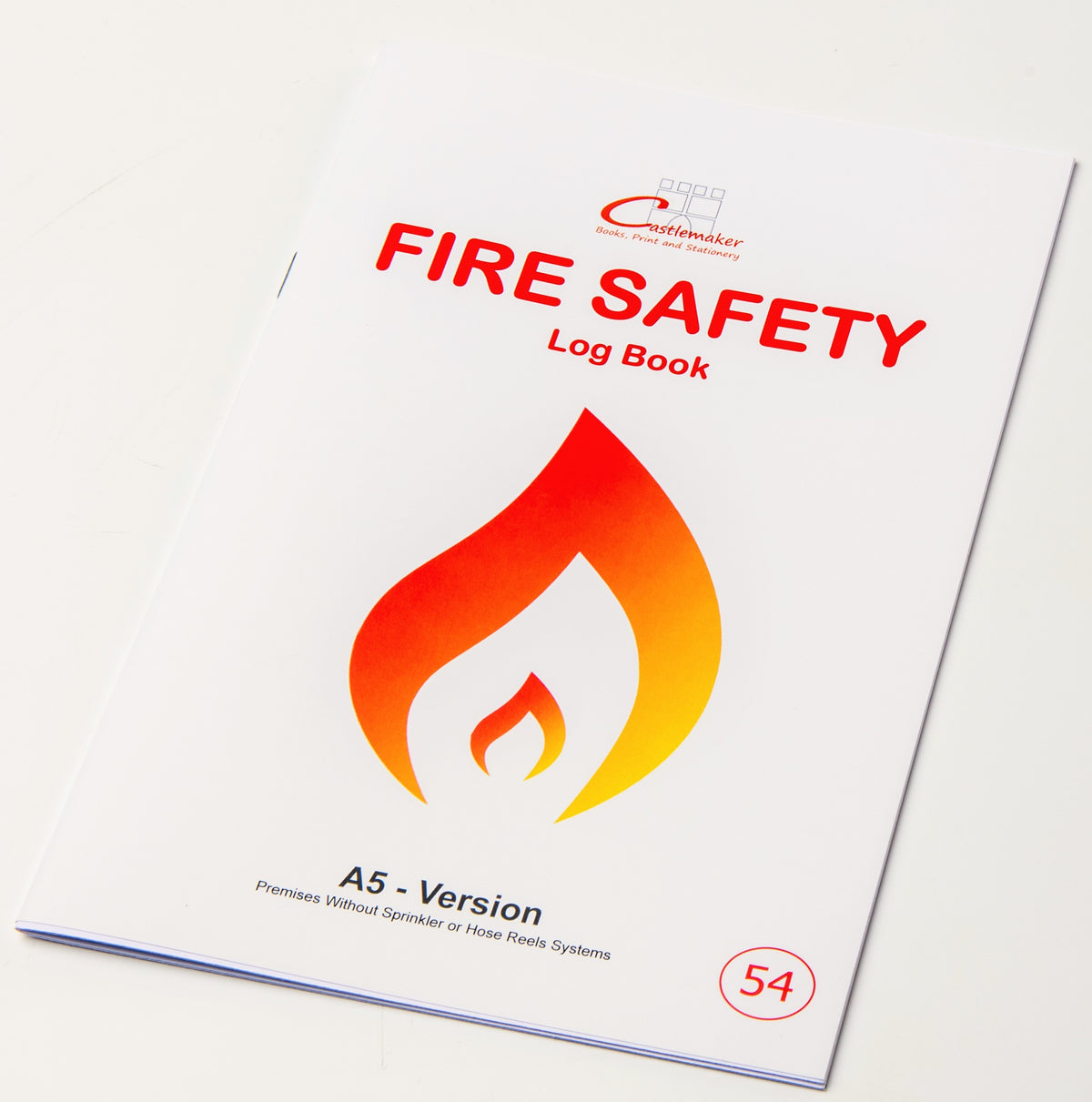 A5 Fire Safety Log Book for Small Businesses, 20 Pages, F054